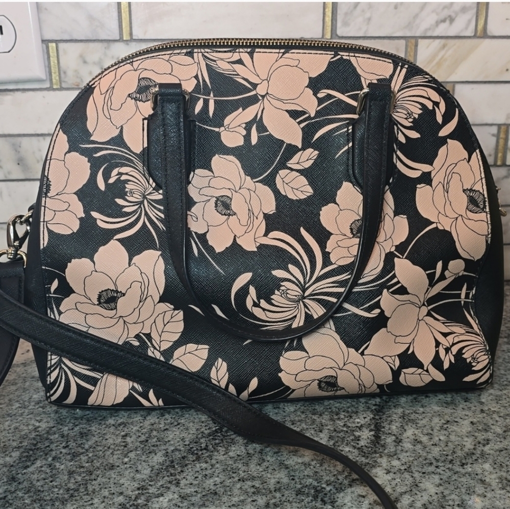 Kate Spade Laurel Way Reiley Gardenia Dome Satchel Bag Crossbody Bag - Picture 2 of 9
